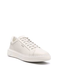 Baskets basses en cuir blanches Bally