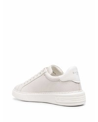 Baskets basses en cuir blanches Bally