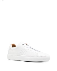 Baskets basses en cuir blanches BOSS