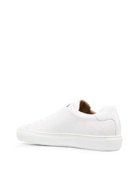 Baskets basses en cuir blanches BOSS