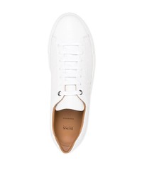 Baskets basses en cuir blanches BOSS