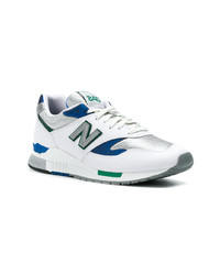 Baskets basses en cuir blanches New Balance