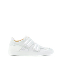 Baskets basses en cuir blanches MM6 MAISON MARGIELA