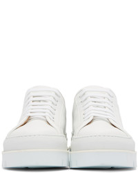 Baskets basses en cuir blanches