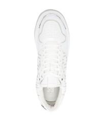 Baskets basses en cuir blanches Karl Lagerfeld