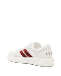 Baskets basses en cuir blanches Bally