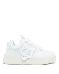 Baskets basses en cuir blanches Naked wolfe