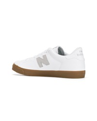 Baskets basses en cuir blanches New Balance