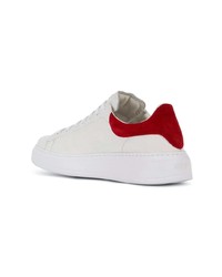 Baskets basses en cuir blanches Rucoline