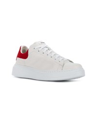 Baskets basses en cuir blanches Rucoline