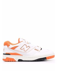 Baskets basses en cuir blanches New Balance