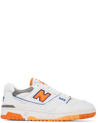 Baskets basses en cuir blanches New Balance