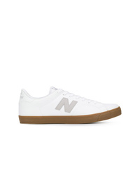 Baskets basses en cuir blanches New Balance