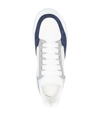 Baskets basses en cuir blanches Alexander McQueen