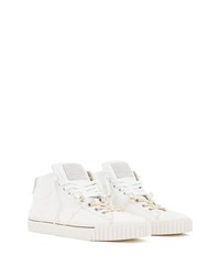 Baskets basses en cuir blanches Maison Margiela