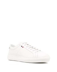 Baskets basses en cuir blanches Moncler