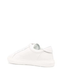 Baskets basses en cuir blanches Moncler