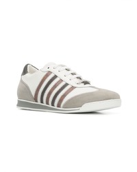 Baskets basses en cuir blanches DSQUARED2