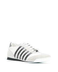 Baskets basses en cuir blanches DSQUARED2