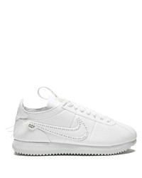 Baskets basses en cuir blanches Nike