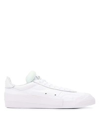 Baskets basses en cuir blanches Nike