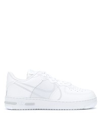 Baskets basses en cuir blanches Nike