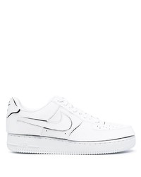 Baskets basses en cuir blanches Nike