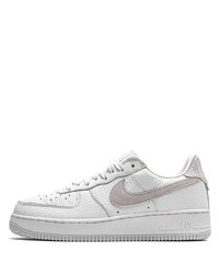 Baskets basses en cuir blanches Nike