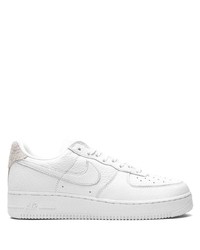 Baskets basses en cuir blanches Nike