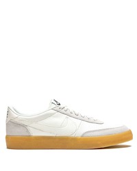 Baskets basses en cuir blanches Nike