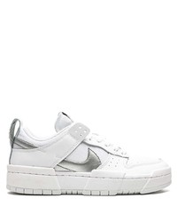 Baskets basses en cuir blanches Nike