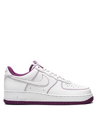 Baskets basses en cuir blanches Nike