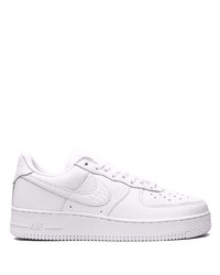 Baskets basses en cuir blanches Nike