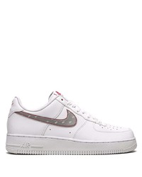 Baskets basses en cuir blanches Nike