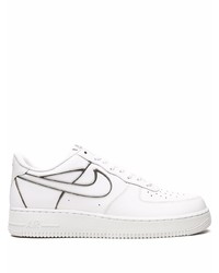 Baskets basses en cuir blanches Nike