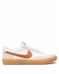 Baskets basses en cuir blanches Nike