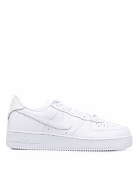 Baskets basses en cuir blanches Nike