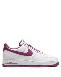 Baskets basses en cuir blanches Nike