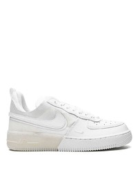 Baskets basses en cuir blanches Nike