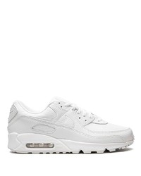 Baskets basses en cuir blanches Nike