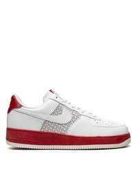 Baskets basses en cuir blanches Nike