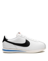 Baskets basses en cuir blanches Nike