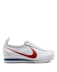 Baskets basses en cuir blanches Nike