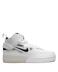 Baskets basses en cuir blanches Nike