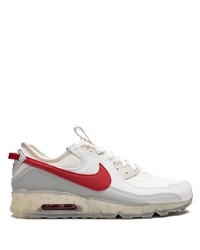 Baskets basses en cuir blanches Nike