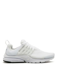 Baskets basses en cuir blanches Nike