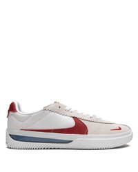 Baskets basses en cuir blanches Nike