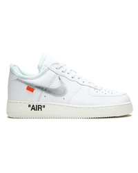 Baskets basses en cuir blanches Nike X Off-White