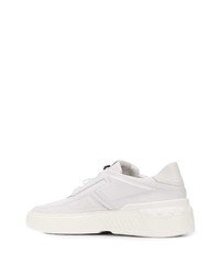 Baskets basses en cuir blanches Tod's