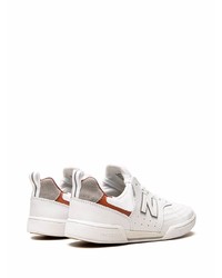 Baskets basses en cuir blanches New Balance